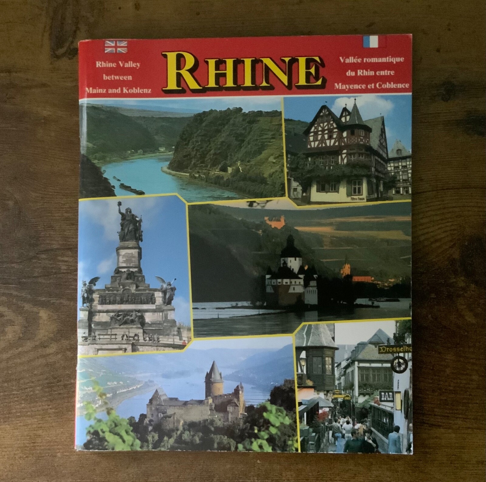 Vintage 1991 Rhine Valley between Mainz and Koblenz Book
