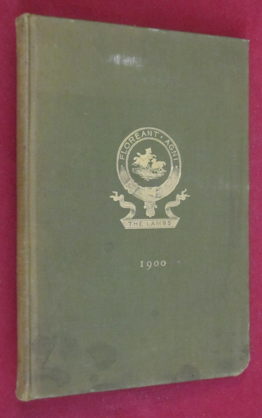 Annals Of The Lambs: London and New York 1900 (1900, Hardcover) Vintage