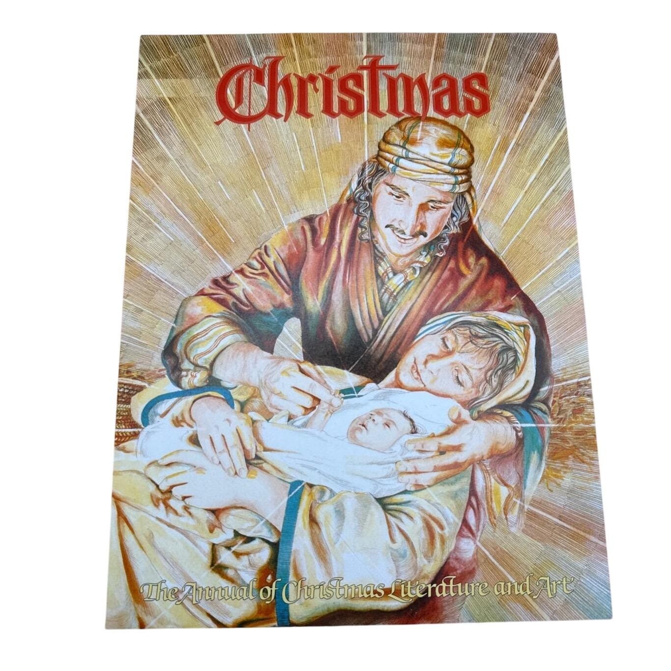 Vintage Christmas Annual Literature Art Book Augsburg Publishing 1985