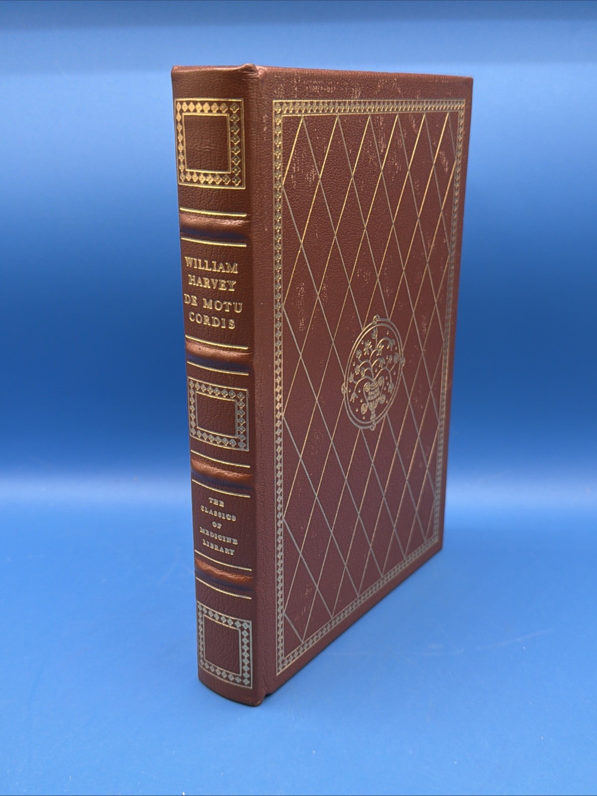 William Harvey Anatomica De Motu Cordis The Classics of Medicine Library LEATHER