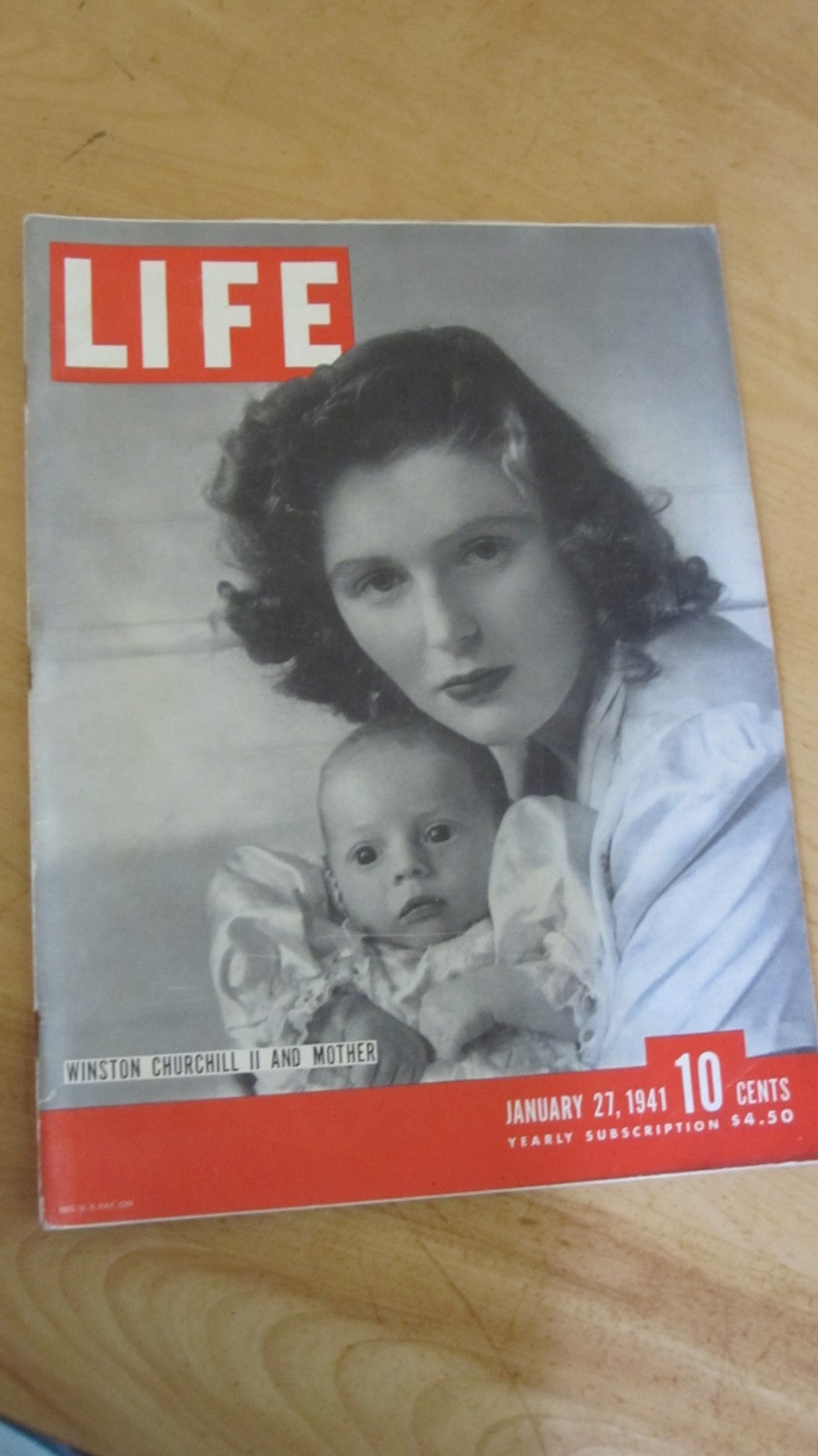 LIFE MAGAZINE JANAUARY 27, 1941 WINSTON CHURCHILL CURLING ADVERTISEMENTS