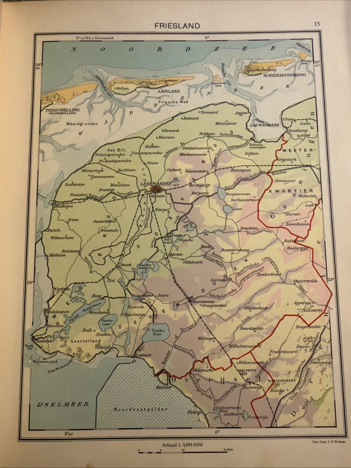 Vintage Kleine Schoolatlas der gehele aarde 1938 – Netherlands World Atlas