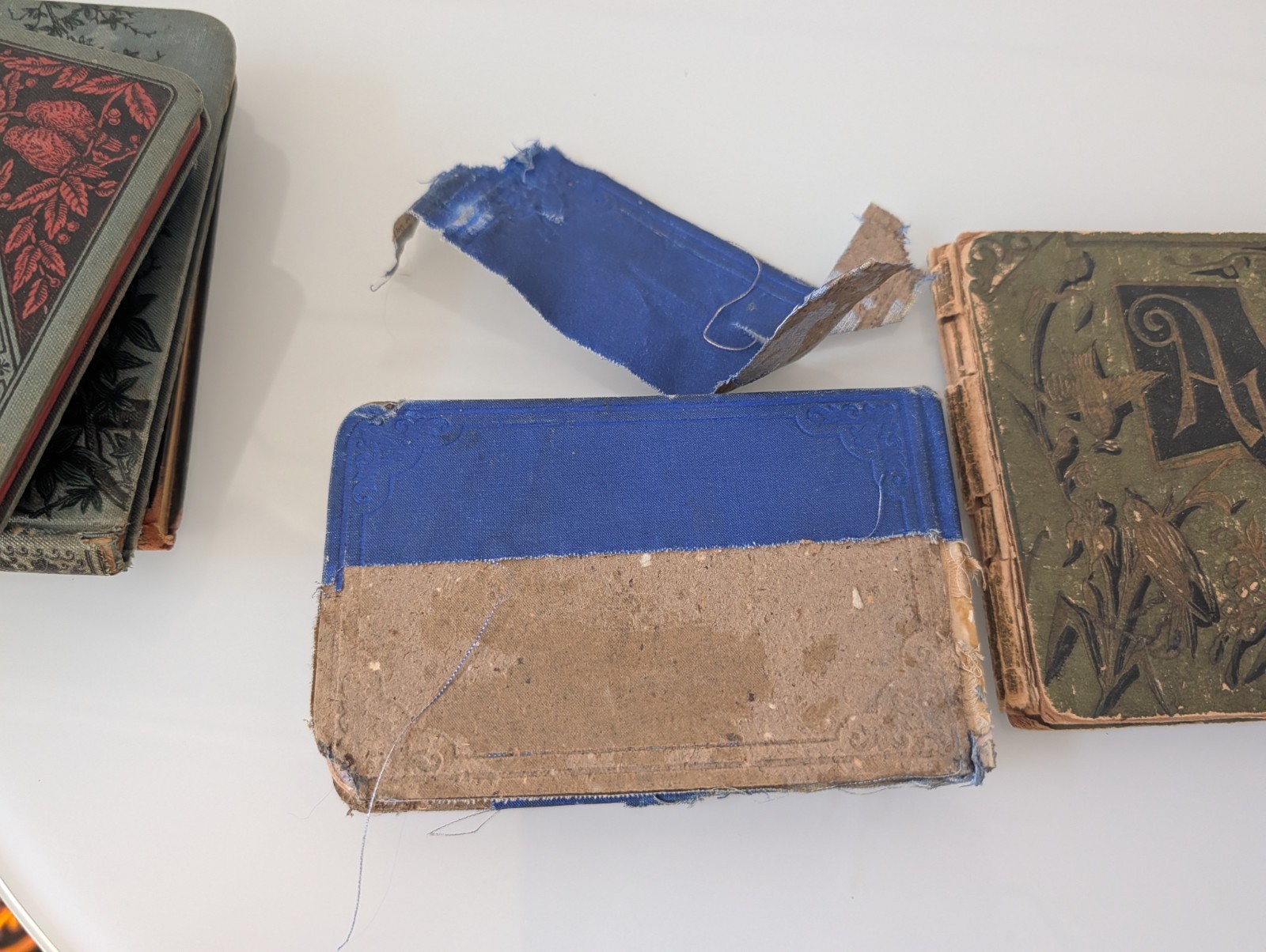 Vintage 1800’s Red Velvet Autograph Book Antique Signature Book Lot