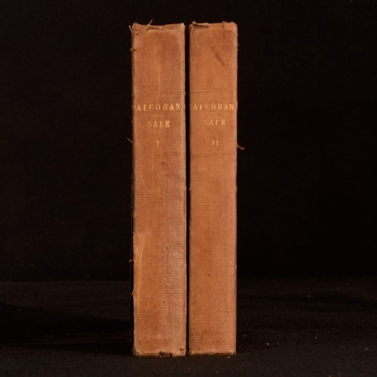 1795 2vol The Koran Commonly Called the Alcoran of Mohammed George Sale Hazard