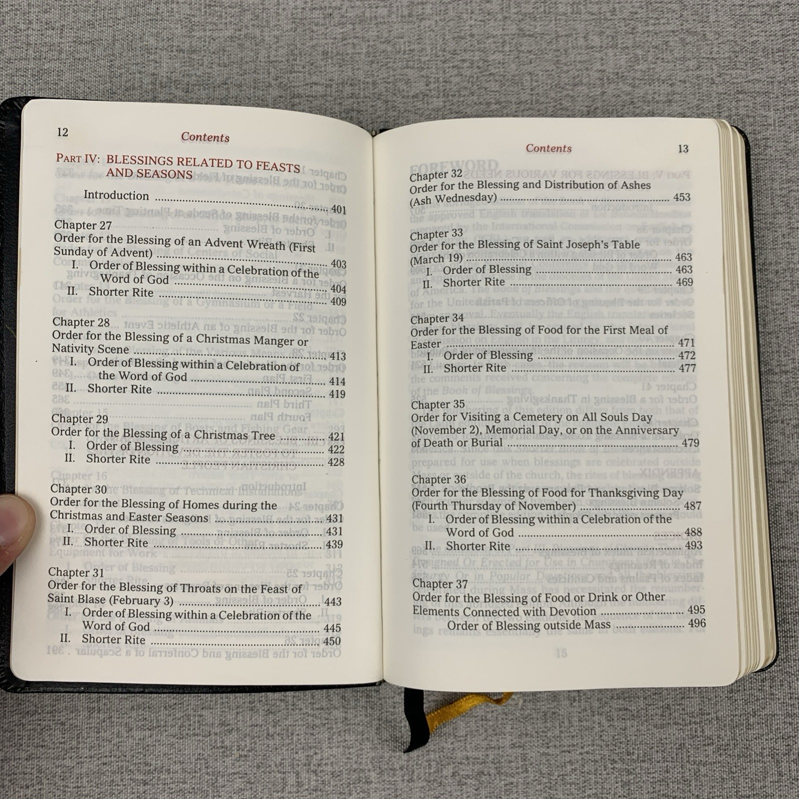 Shorter Book of Blessings 1990 Catholic Book Publishing Co