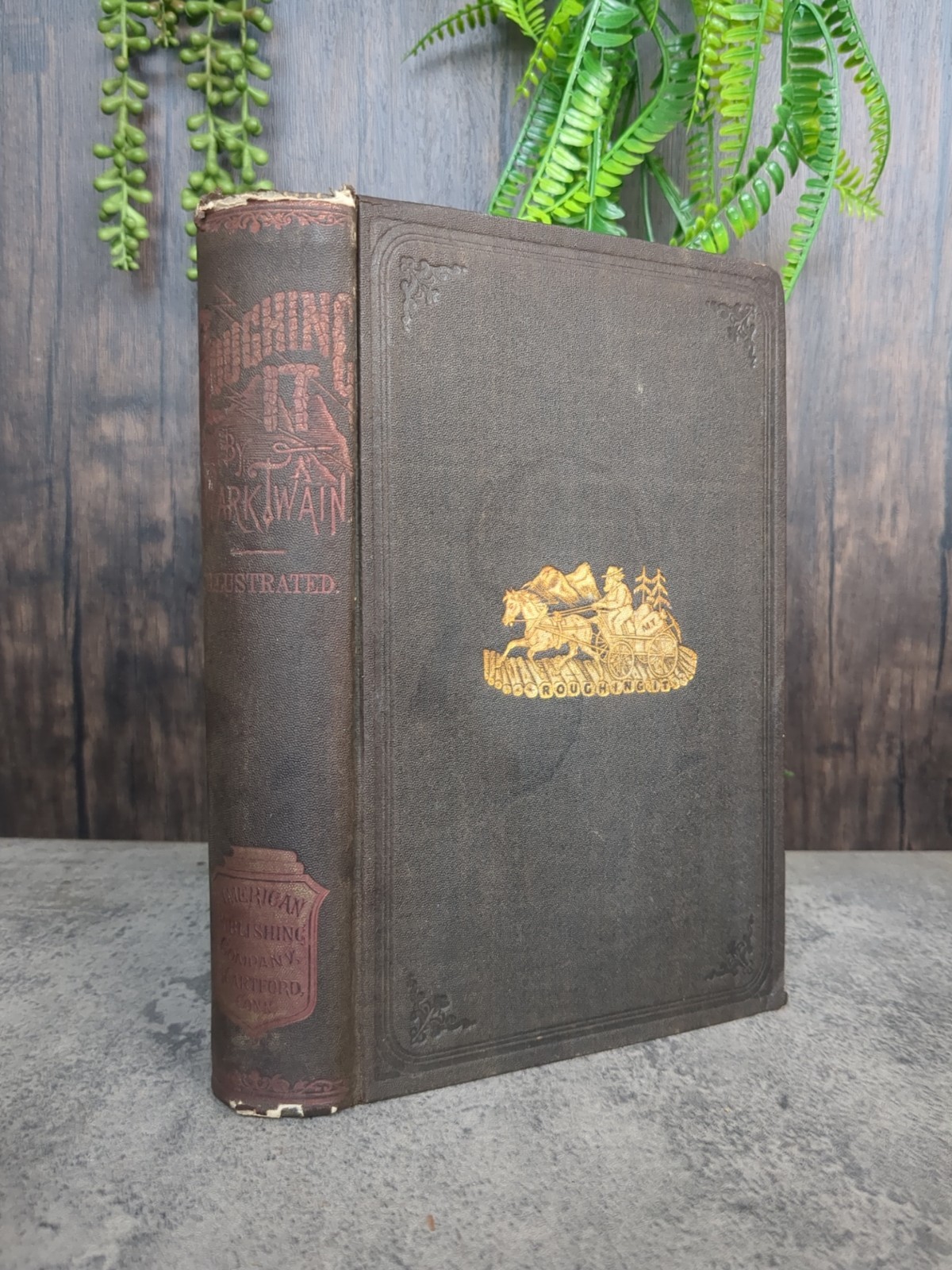 Roughing It 1873 Mark Twain Illustrated Early Edition Western Americana Travel