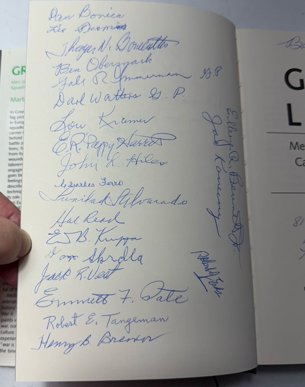 Green Light!, Martin Wolfe, SIGNED By Troops 1st Edition/1st Printing, 1989