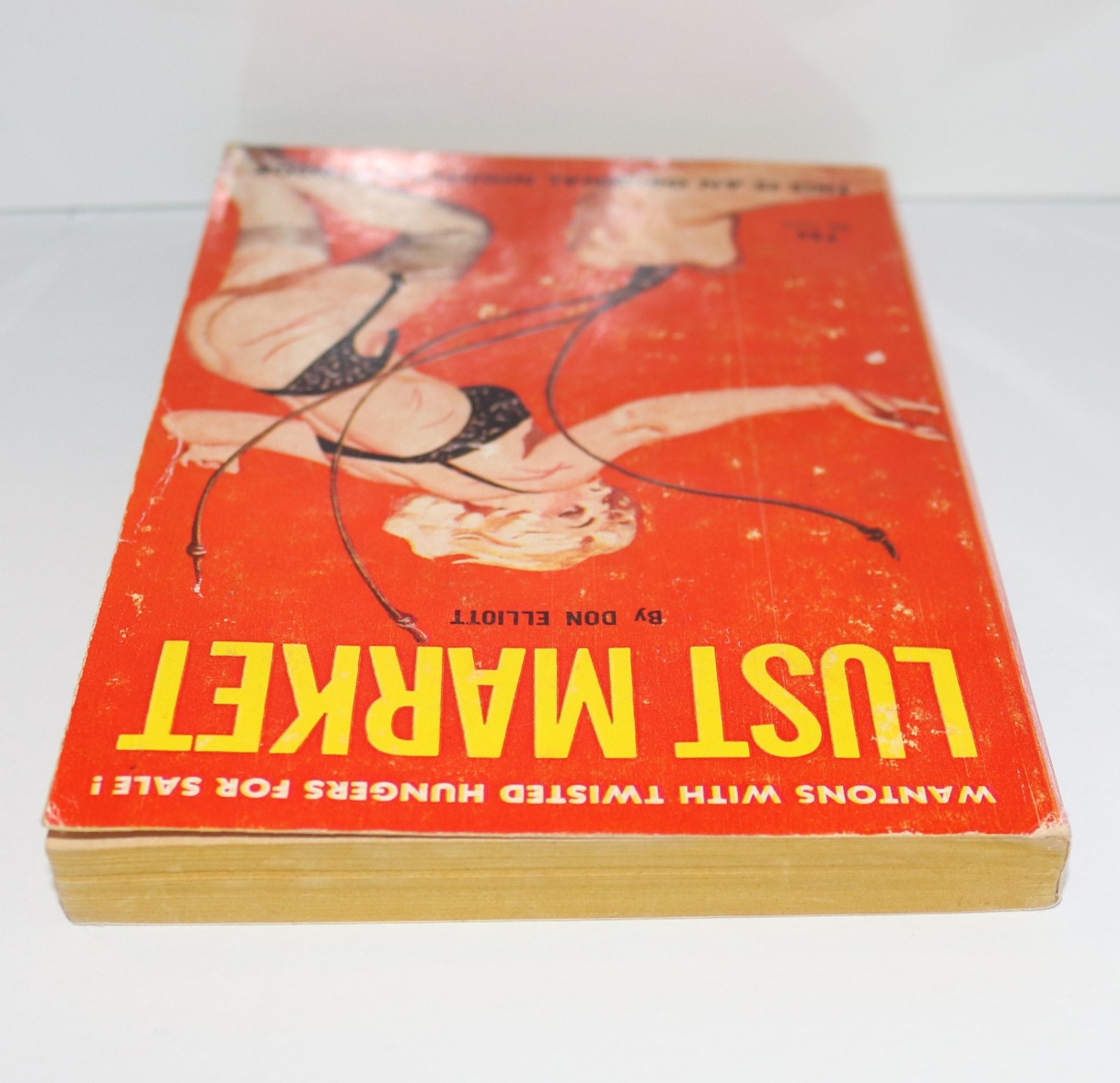 Signed Robert Silverberg Lust Market Don Elliott 1962 Sleaze Smut Erotica NB1625