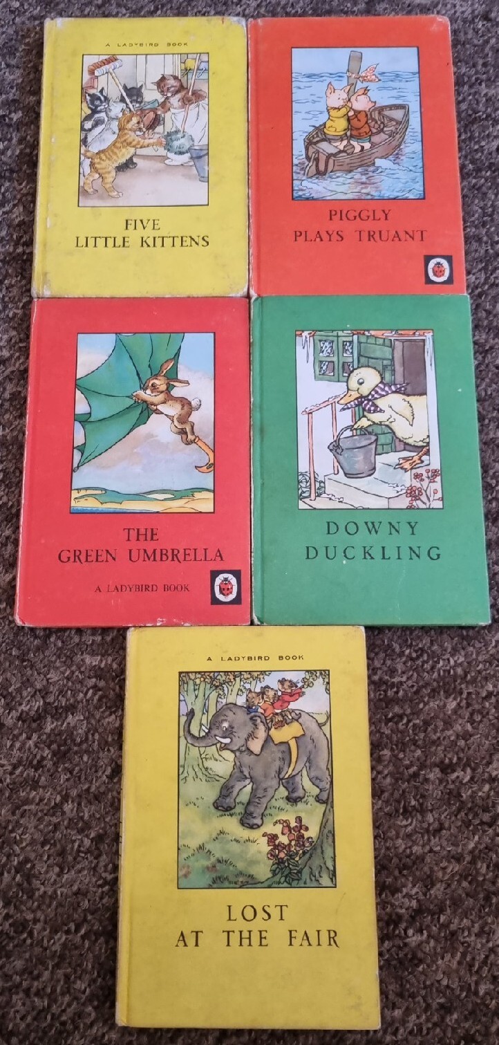 5 Vintage Ladybird Books Series 401 Early Prints A J Macgregor W Perring A6