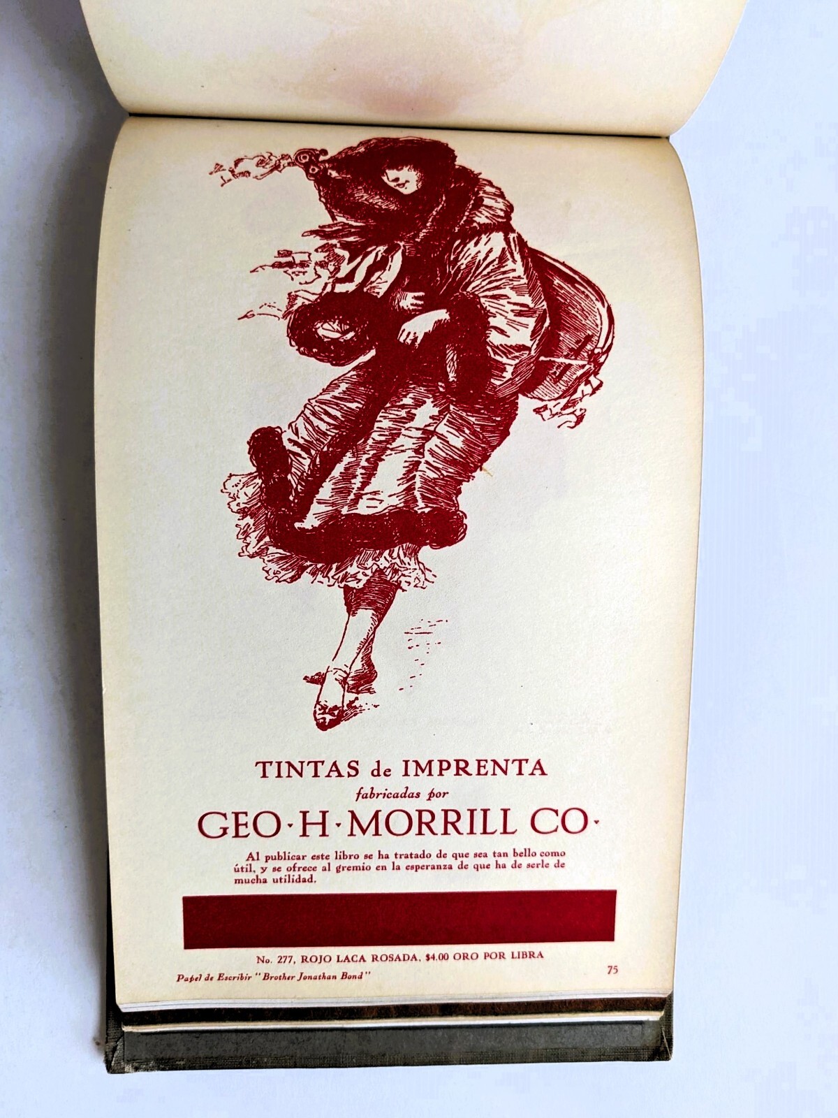 PRINTING INK CATALOG for SOUTH AMERICA & MEXICO PUBLISHERS with 100 SAMPLES 1920