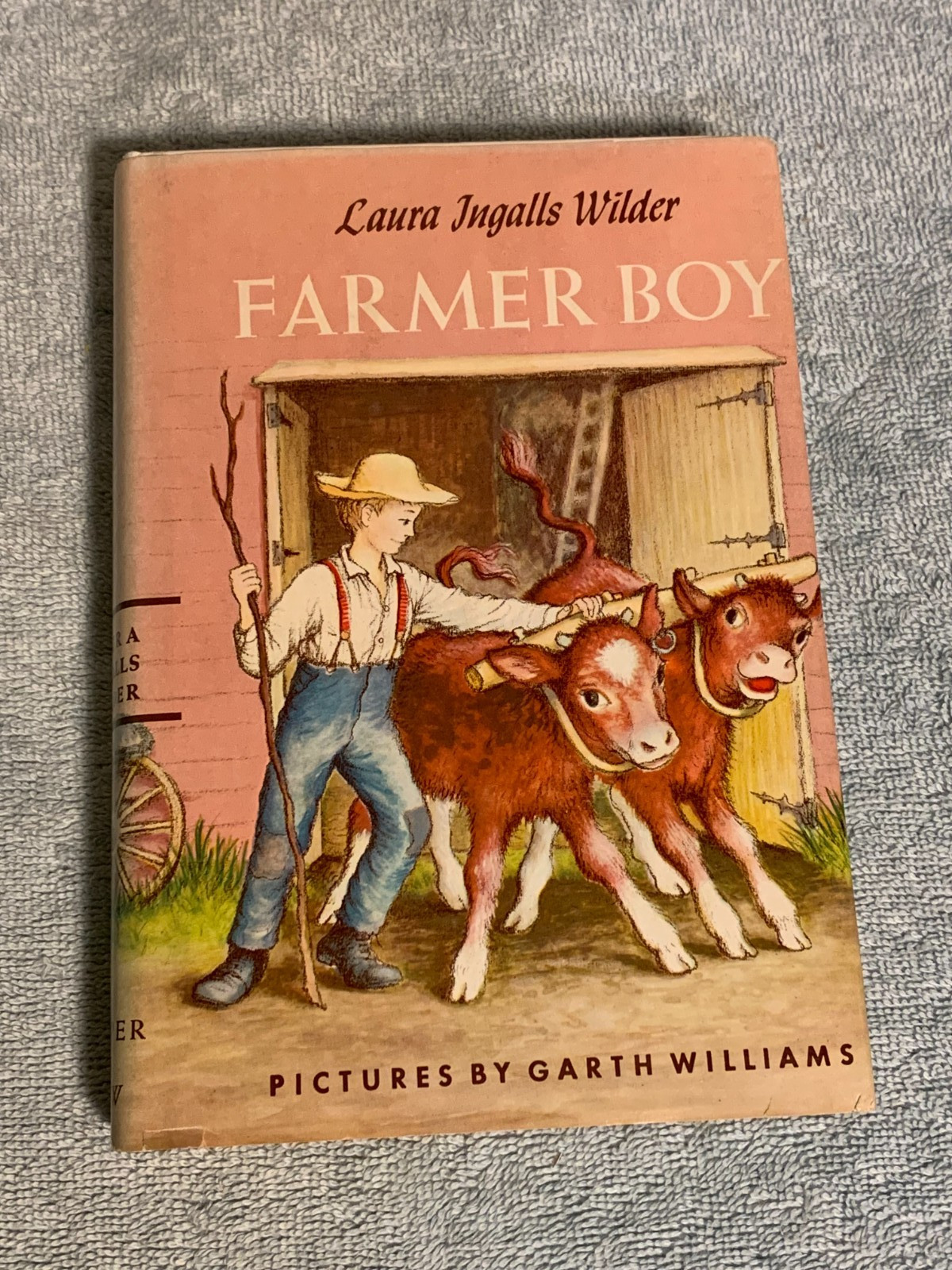 Farmer Boy by Laura Ingalls Wilder (1961 HC/DJ Illustrated) Garth Williams Pix