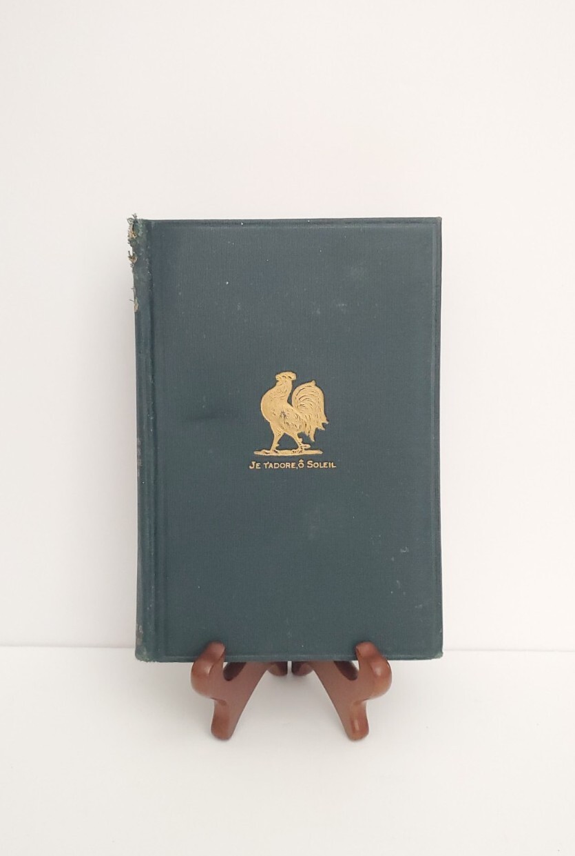 Je Tadore, O Soleil Antique Hardcover Books-E.B. De Sauze 1920 Winston Language