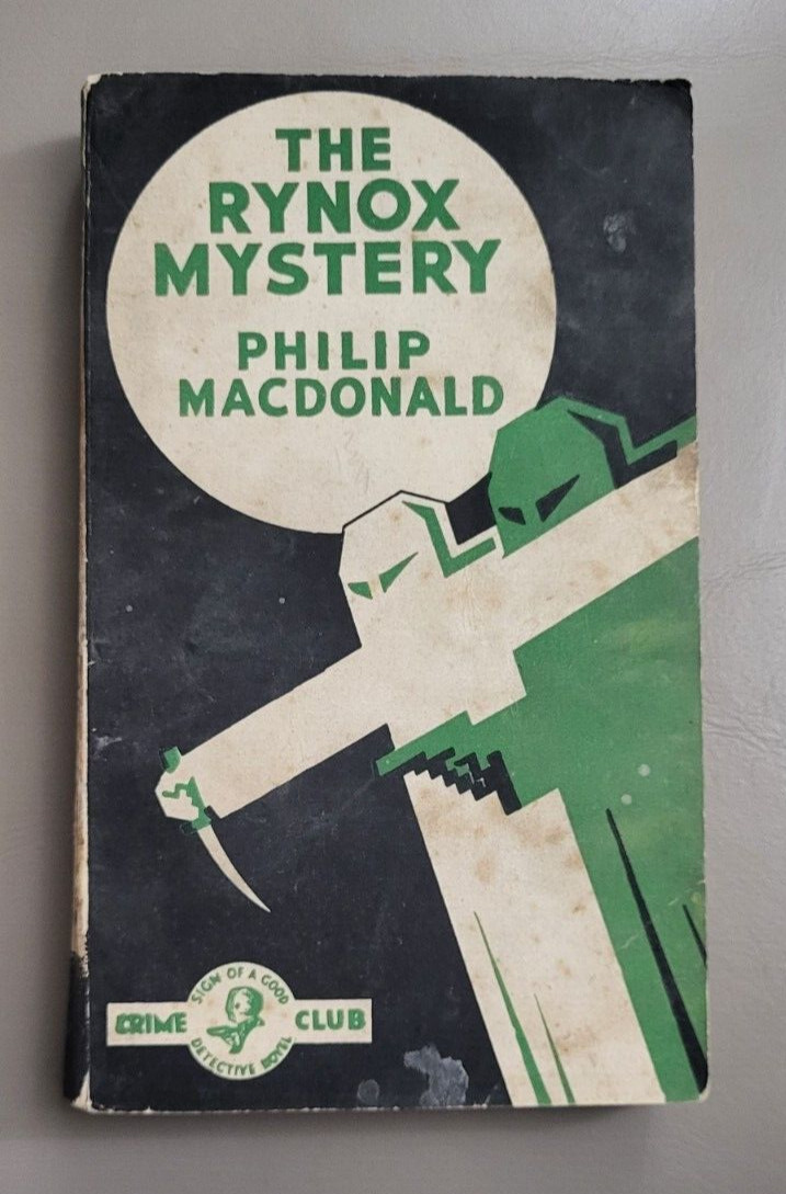 The Rynox Mystery By Philip MacDonald Vintage 1939 The Crime Club PB Book RARE!