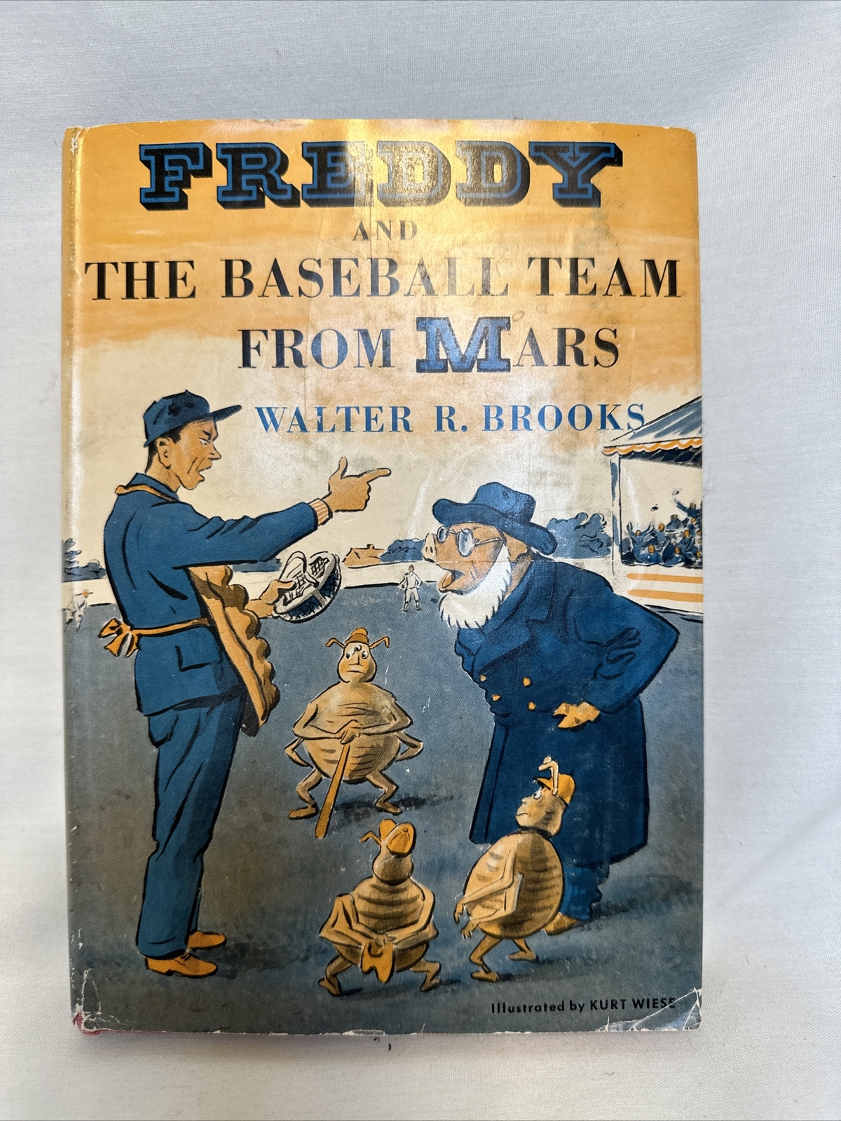 Walter R Brooks / Freddy and the Baseball Team from Mars 1st Edition 1955