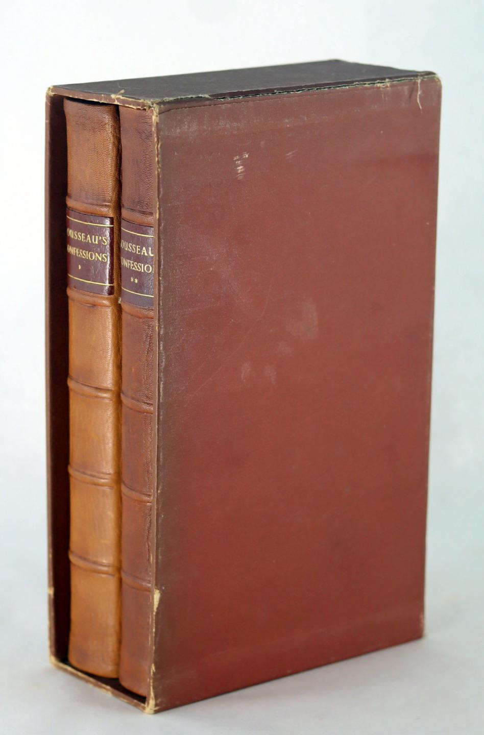 Nonesuch Press Leather Binding 1938 The Confessions of J J Rousseau