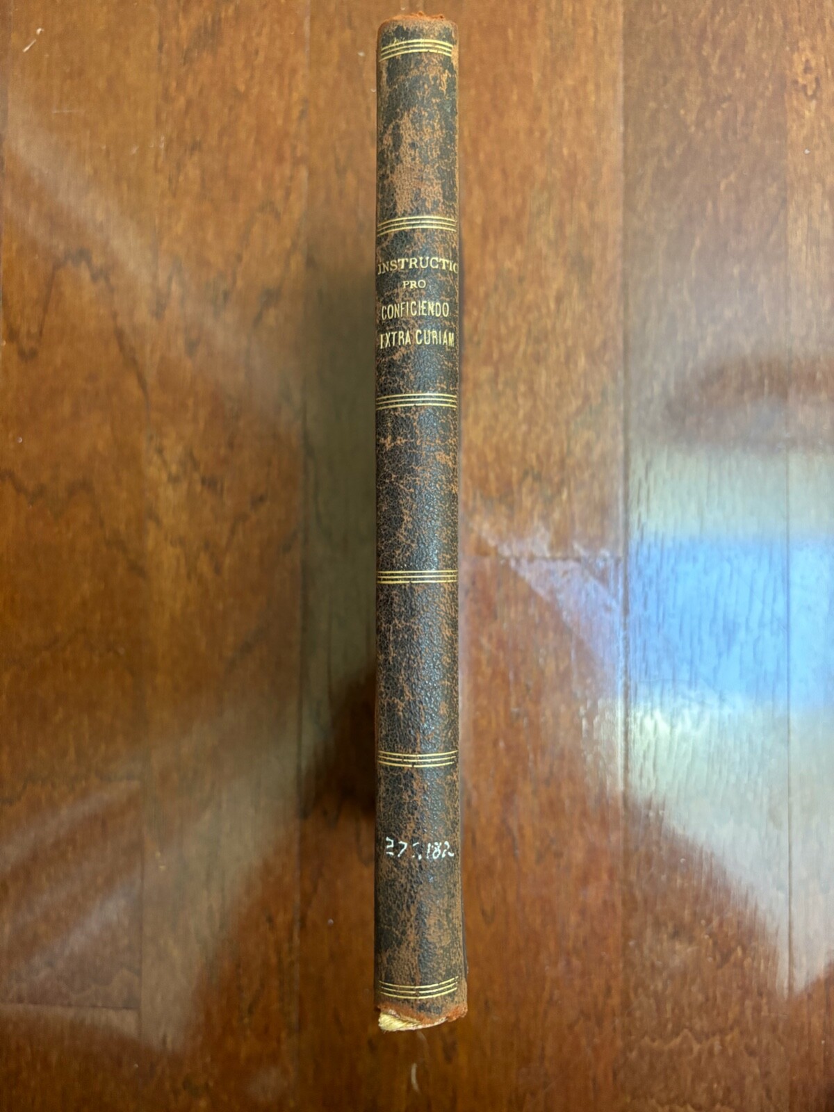 INSTRUCTIO PRO CONFICIENDO EXTRA CURIAM PROCESSU APOSTOLICO – 1901 LATIN ANTIQUE