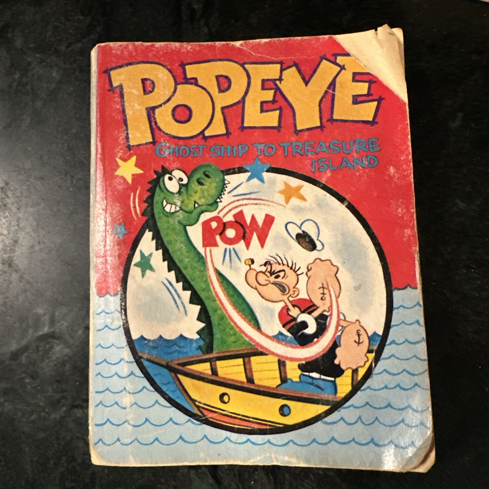Popeye A Big Little Book Lot Of 2 Books Deep Sea Danger Ghost Ship To Treasure I