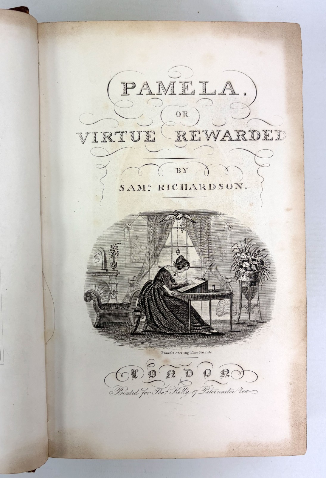 Pamela, or Virtue Rewarded, Samuel Richardson, 1820s, Thomas Kelly, London