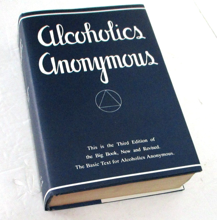 ALCOHOLICS ANONYMOUS 2nd Ed., 3rd prnt, 1959 w/repo dustjacket, Women’s AA Group