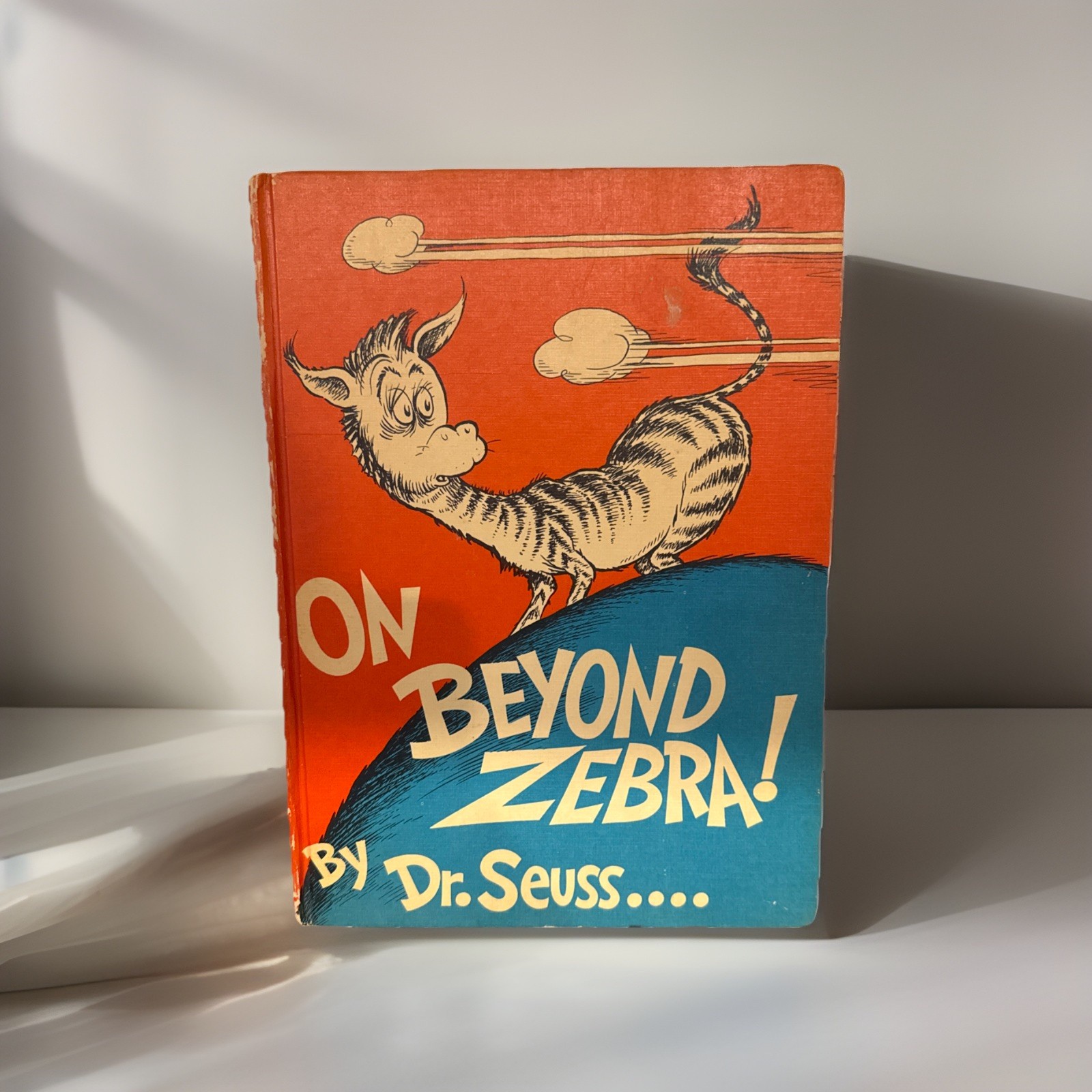1955 On Beyond Zebra Original 1st Printing Banned Dr. Seuss Book Rare Backcover