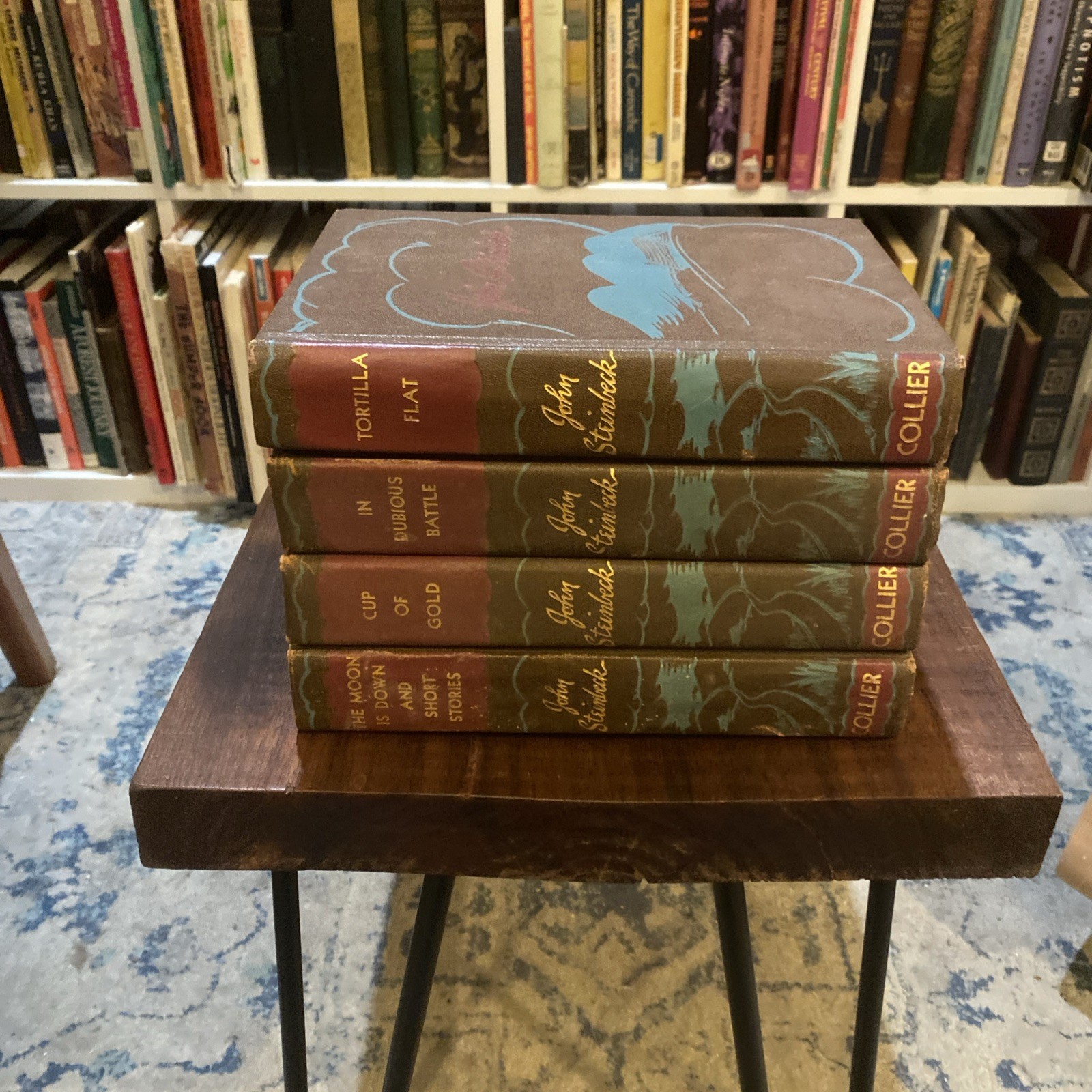 John Steinbeck – P.F. Collier & Son 1935-1945 Set Of 4 Hardcovers