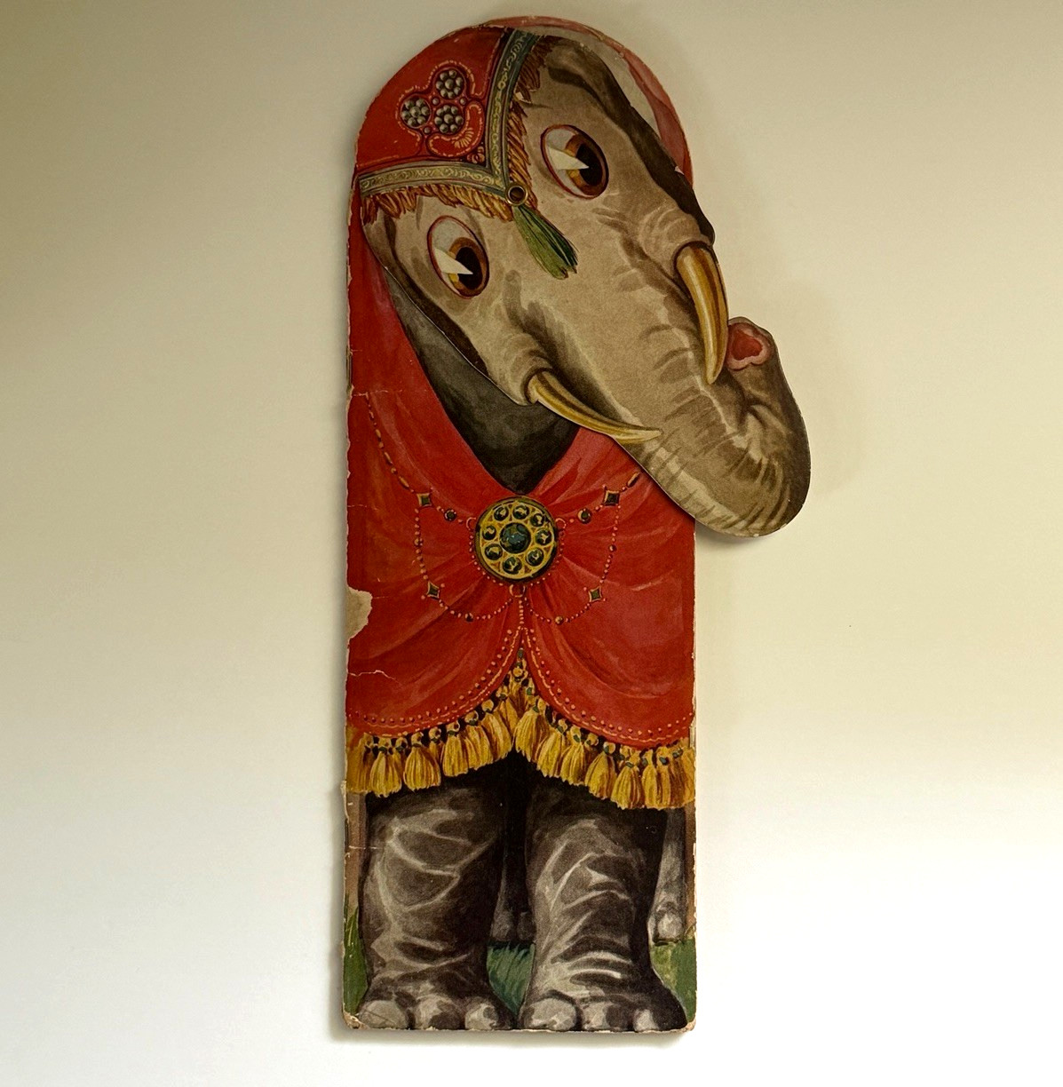 Rare 1925 JOGGY JUMBO MOTIONTOY BOOK by Jean Woods Finley Elephant