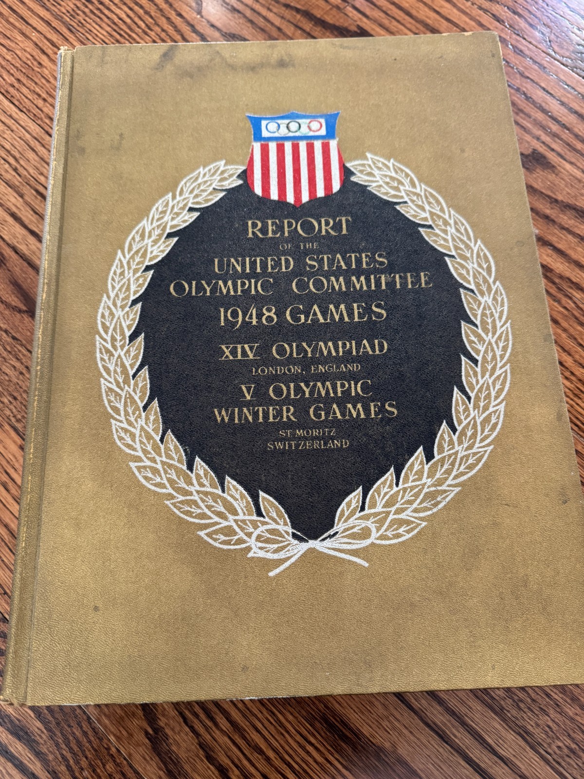 VINTAGE! Rare Report of the US Olympic 1948 Games London & Switzerland
