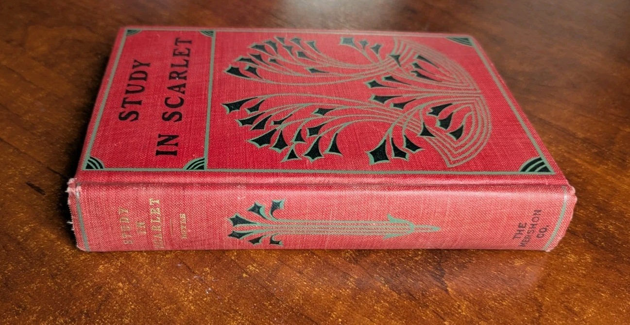 A Study In Scarlet Conan Doyle 1899-1902 Sherlock Holmes Merchon Co. New York