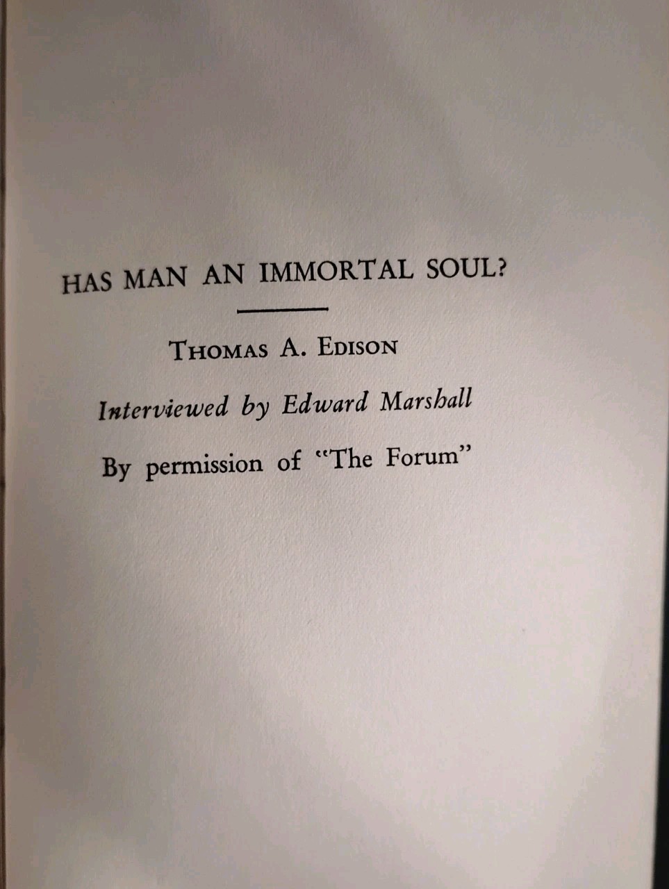RARE 1928 1st Ed THEY BELIEVE Thomas Edison Ida Tarbell Credos Century Co. Book