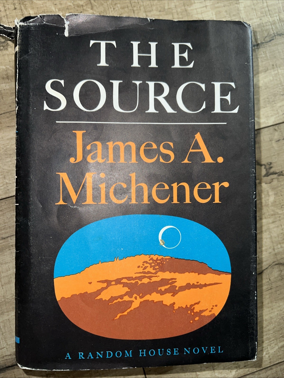 The Source by James A. Michener 1965 First Edition / 1st Print HC Book Of Month