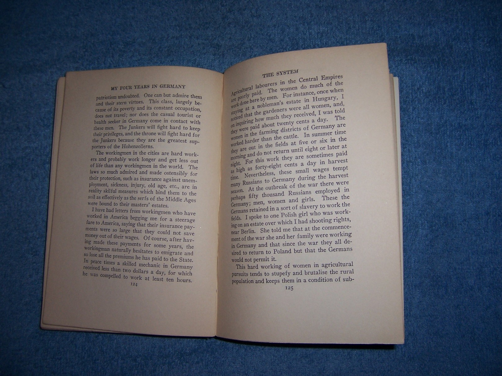 MY FOUR YEARS IN GERMANY by James W. Gerard/1st Ed./HC/History/WWI 1914-18