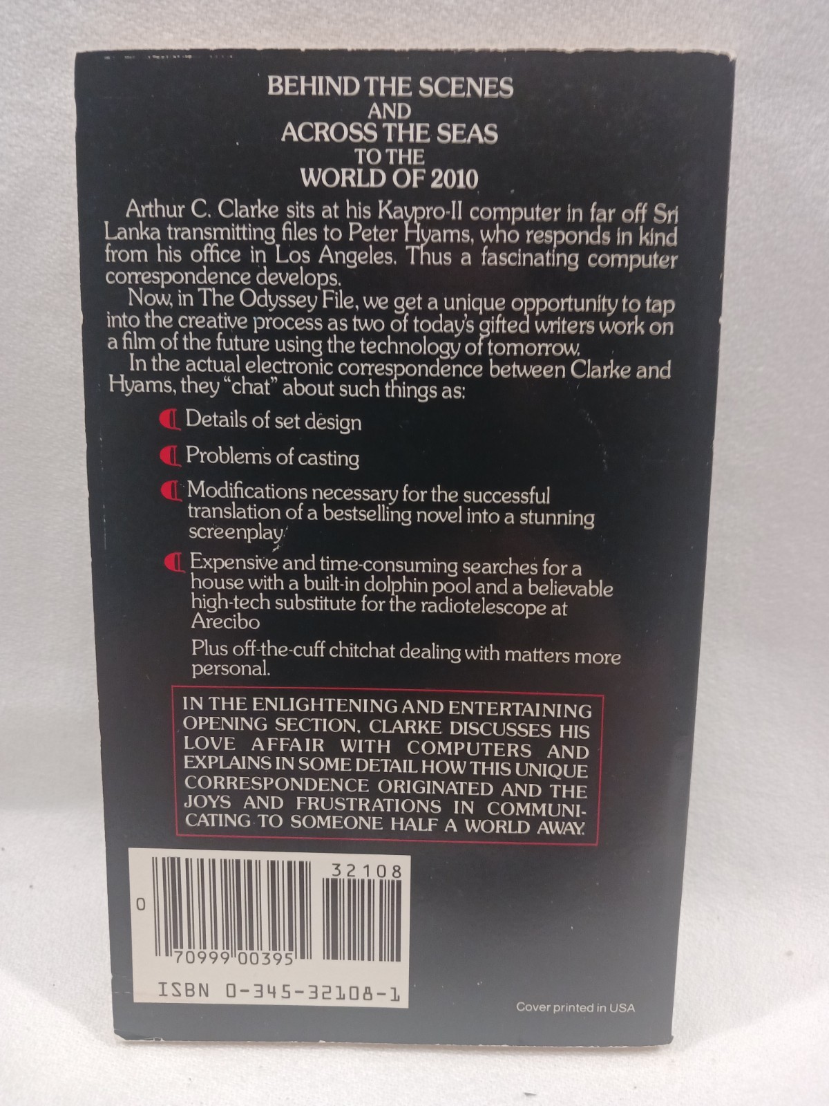 2001 A Space Odyssey Complete Set 4 PB Books Arthur C. Clarke 2010 2061 3001 1
