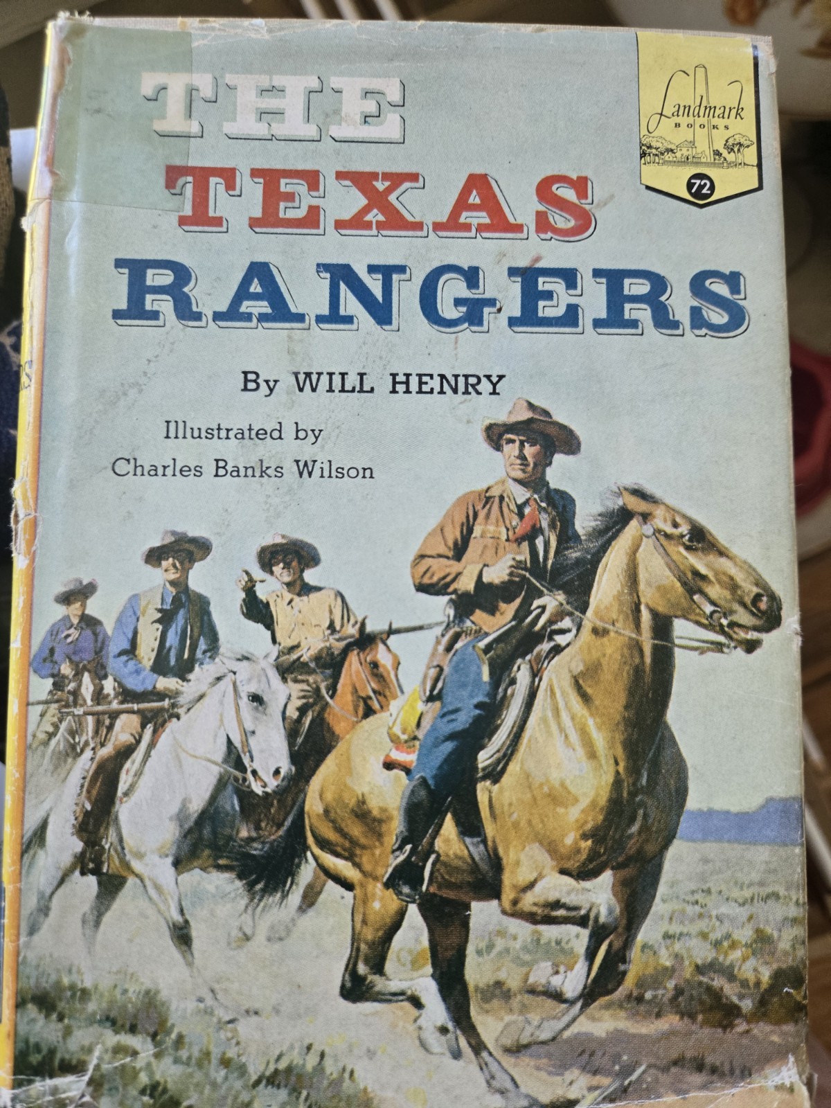 The Texas Rangers by Will Henry Vintage Hardcover Book 1957