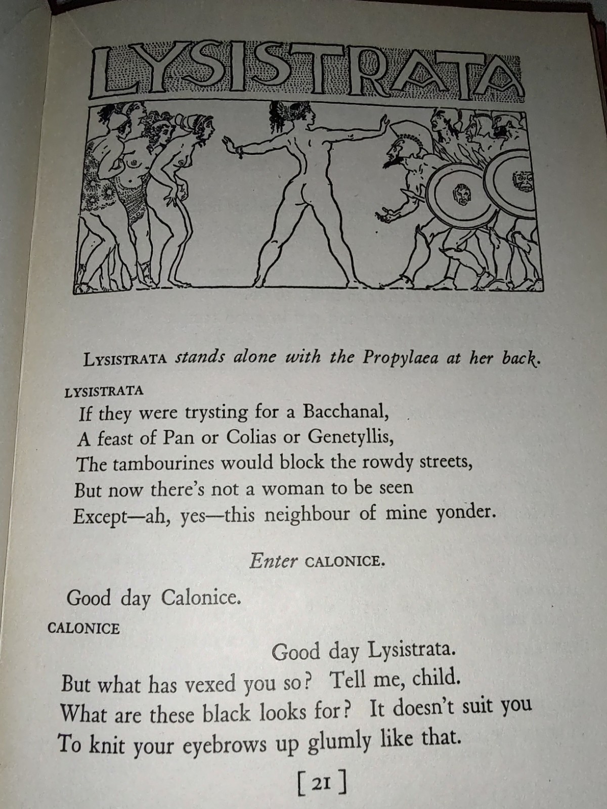 LYSISTRATA-Translated from the Greek of ARISTOPHANES Illustrated Norman Lindsay