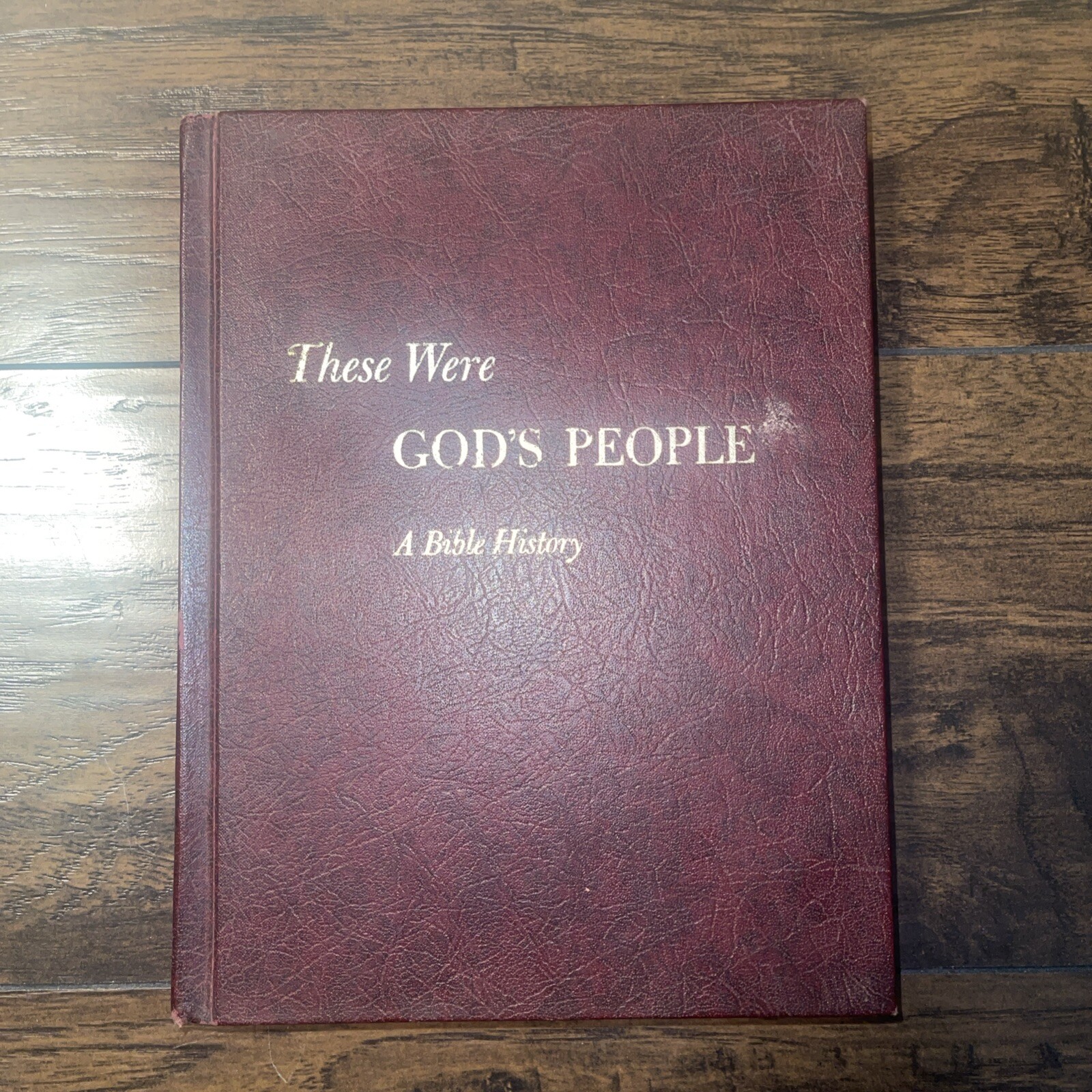 These Were God’s People A Bible History Book 1966 William C Martin HC Hardcover