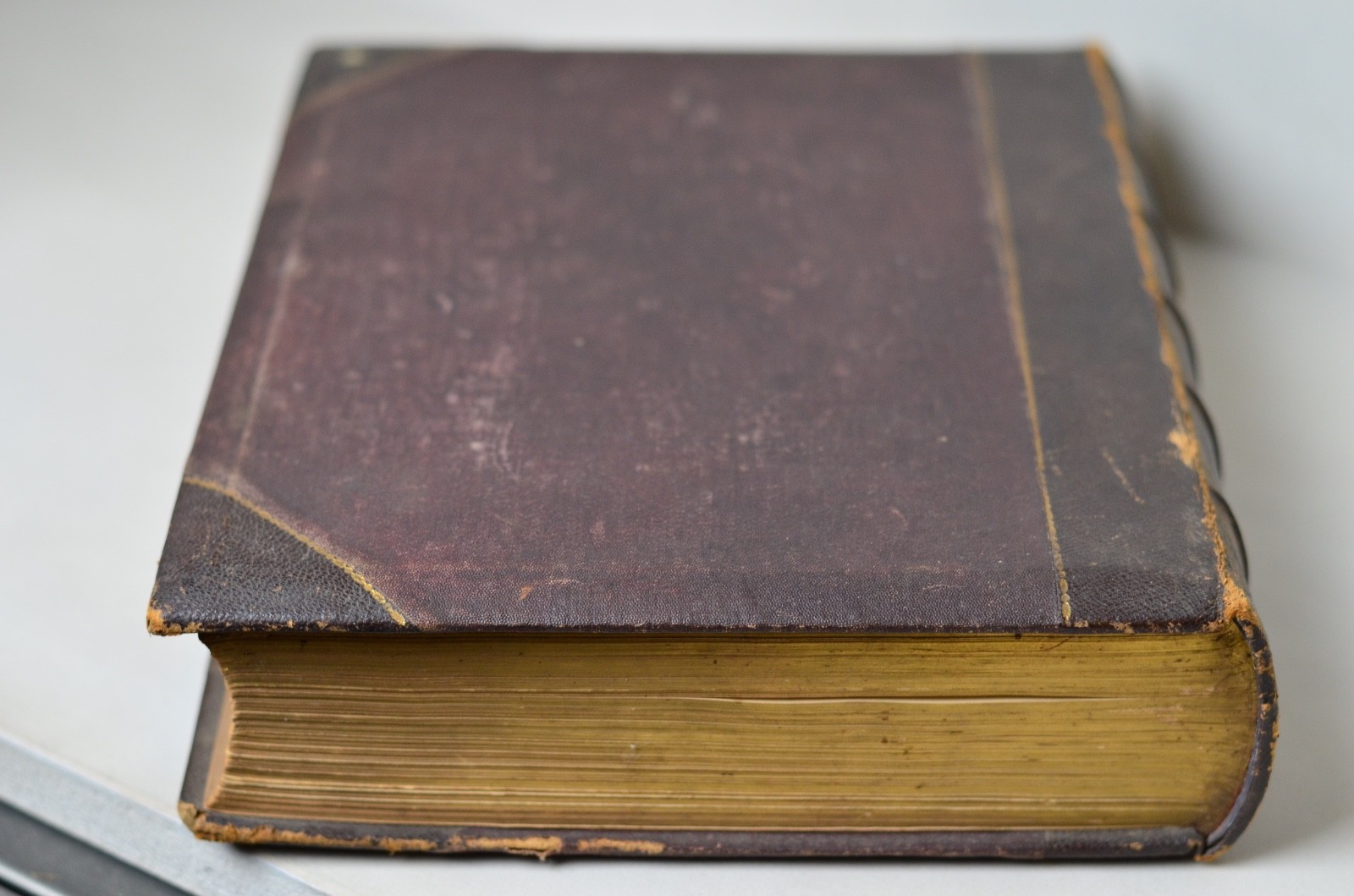 Antique Leather Bound The Child’s Bible 200 Illustrations Cassell c. 1880 11″x9″