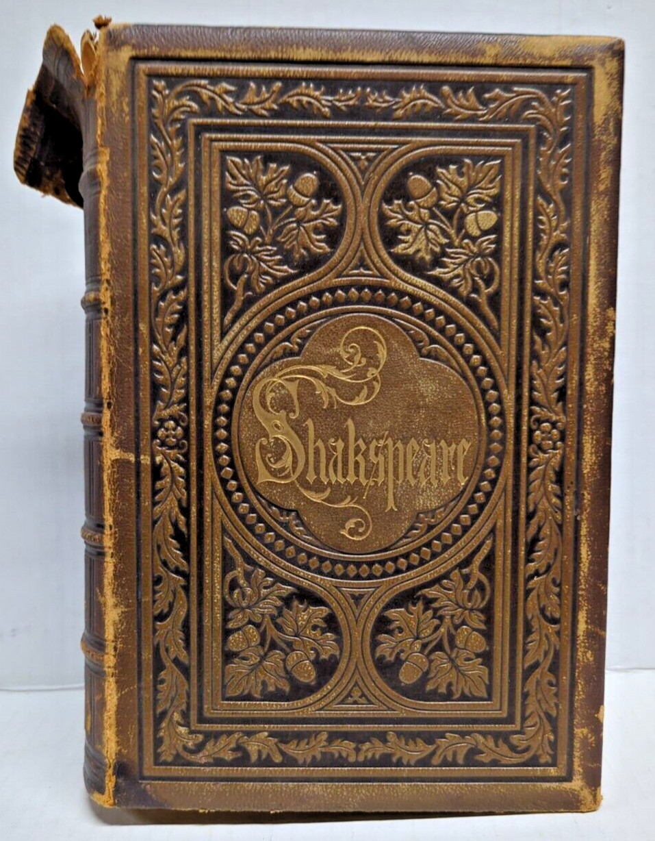 The Works of William Shakspeare Complete by GEORGE STEVENS Esq 1861 HC BC1D