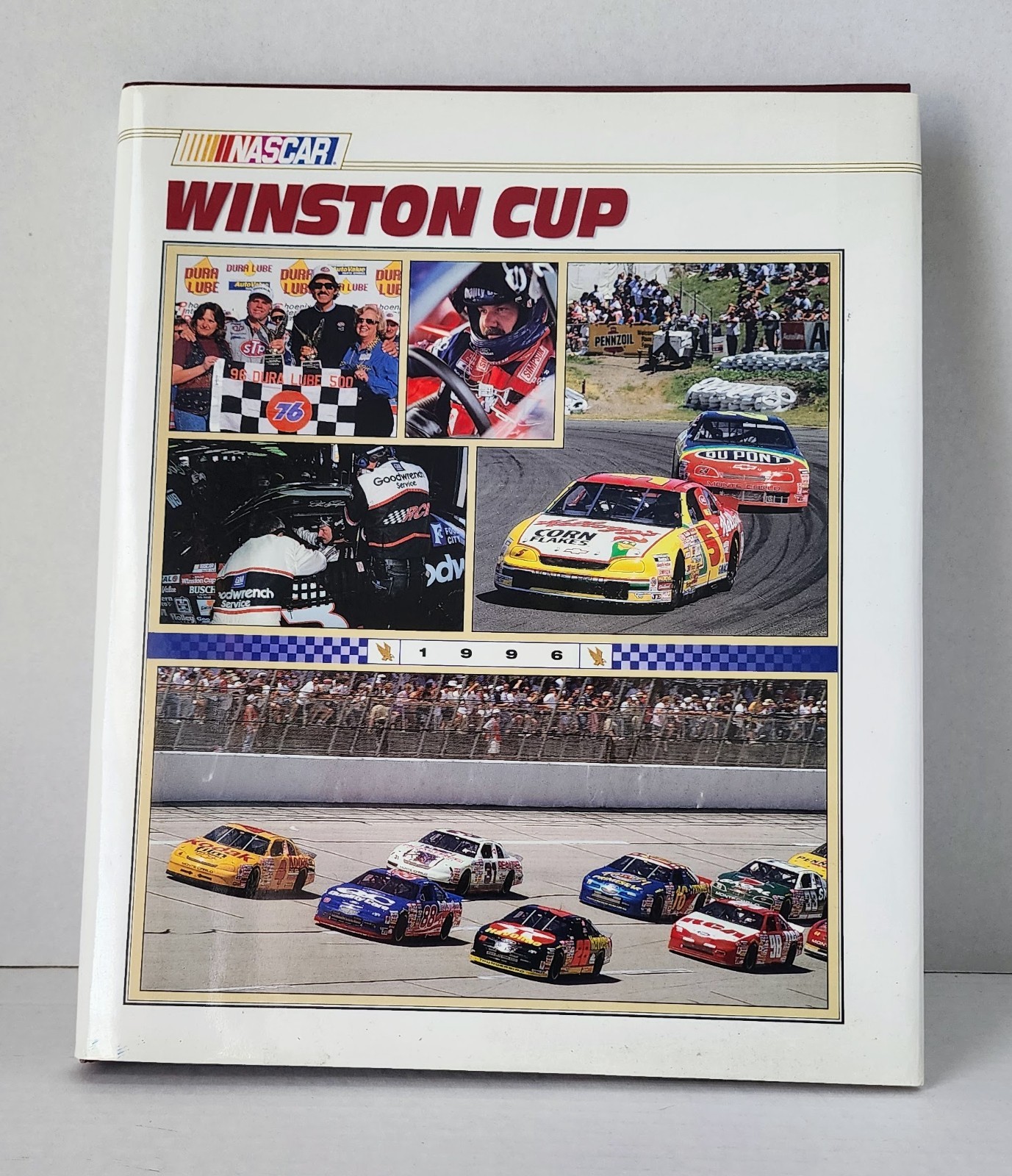 NASCAR Winston Cup 1996 Hardcover Yearbook Terry Labonte Jeff Gordon 215 Pages