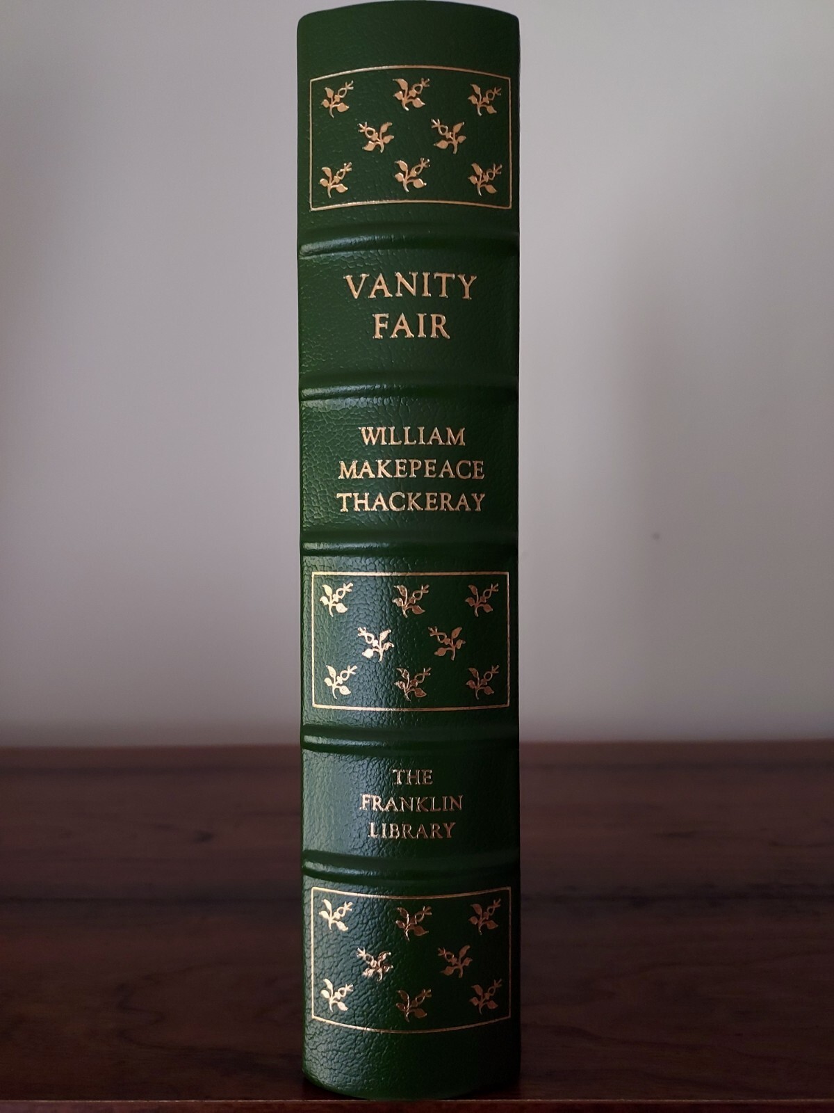 Franklin Library Vanity Fair FINE William Thackeray Leather English Classic Gold