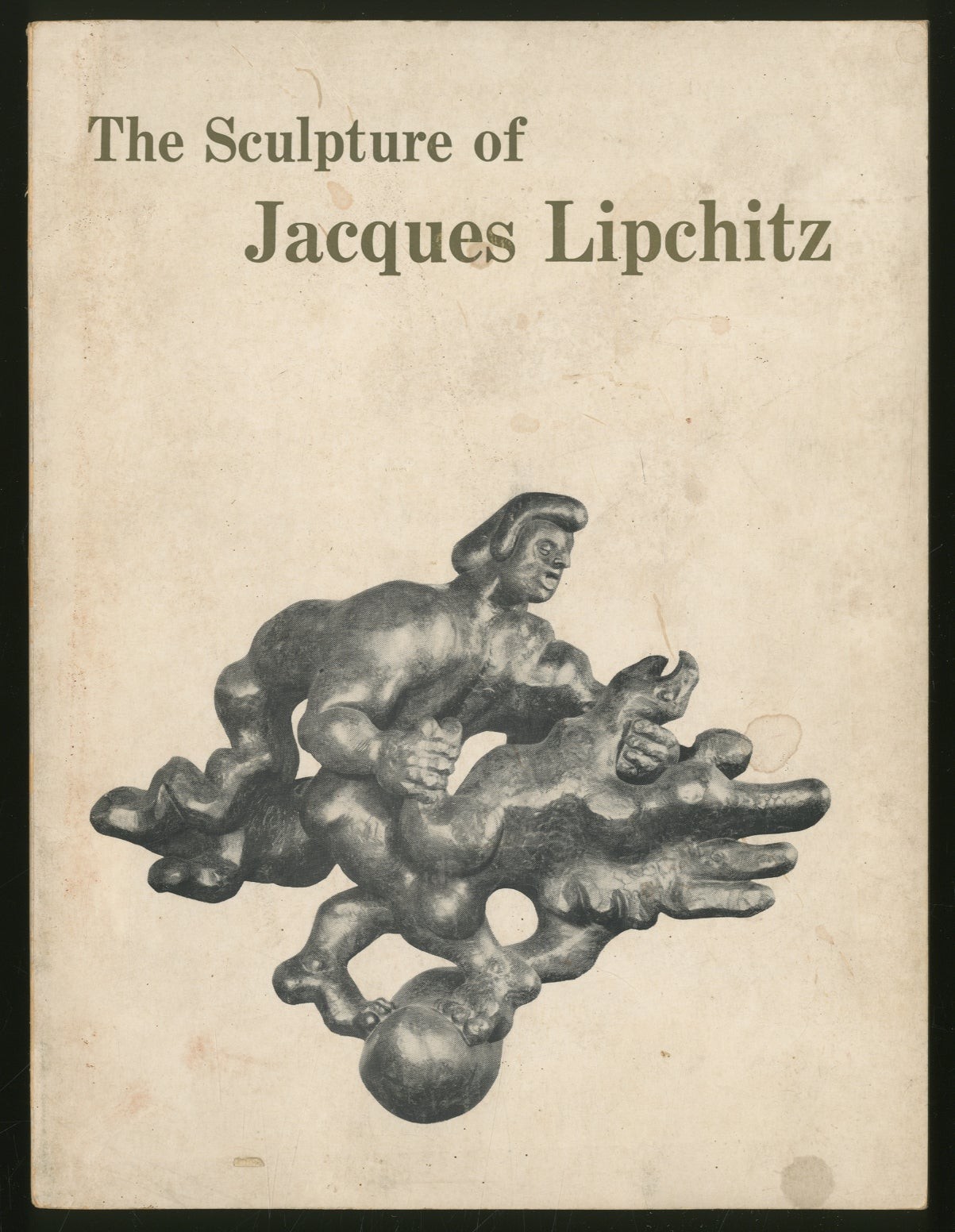 Henry R HOPE / Exhibition catalog The Sculpture of Jacques Lipchitz 1st ed 1954