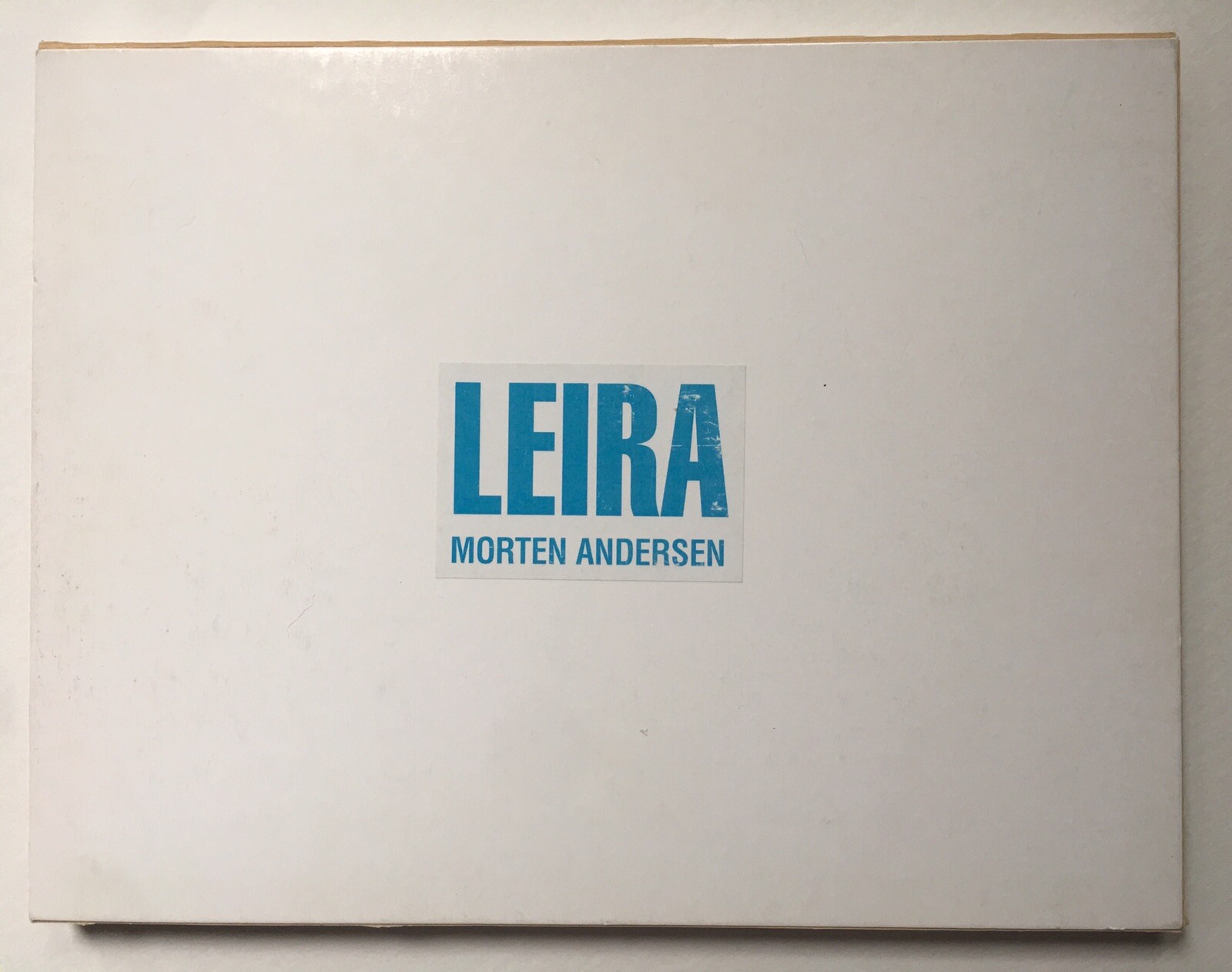 SIGNED Morten Andersen out of print LEIRA with PHOTOGRAPH 6 X 9 Inches #327/450