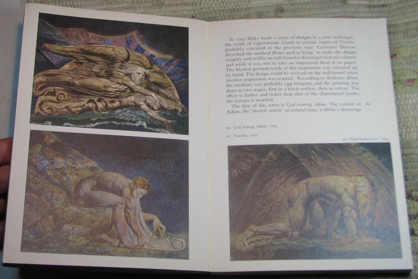 WILLIAM BLAKE by Kathleen Raine 1970 UK Thames and Hudson First Edition Paperbac