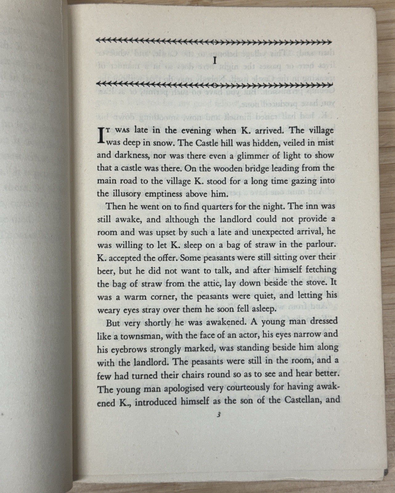 THE CASTLE by FRANZ KAFKA 1947 6th Printing with Thomas Mann Homage
