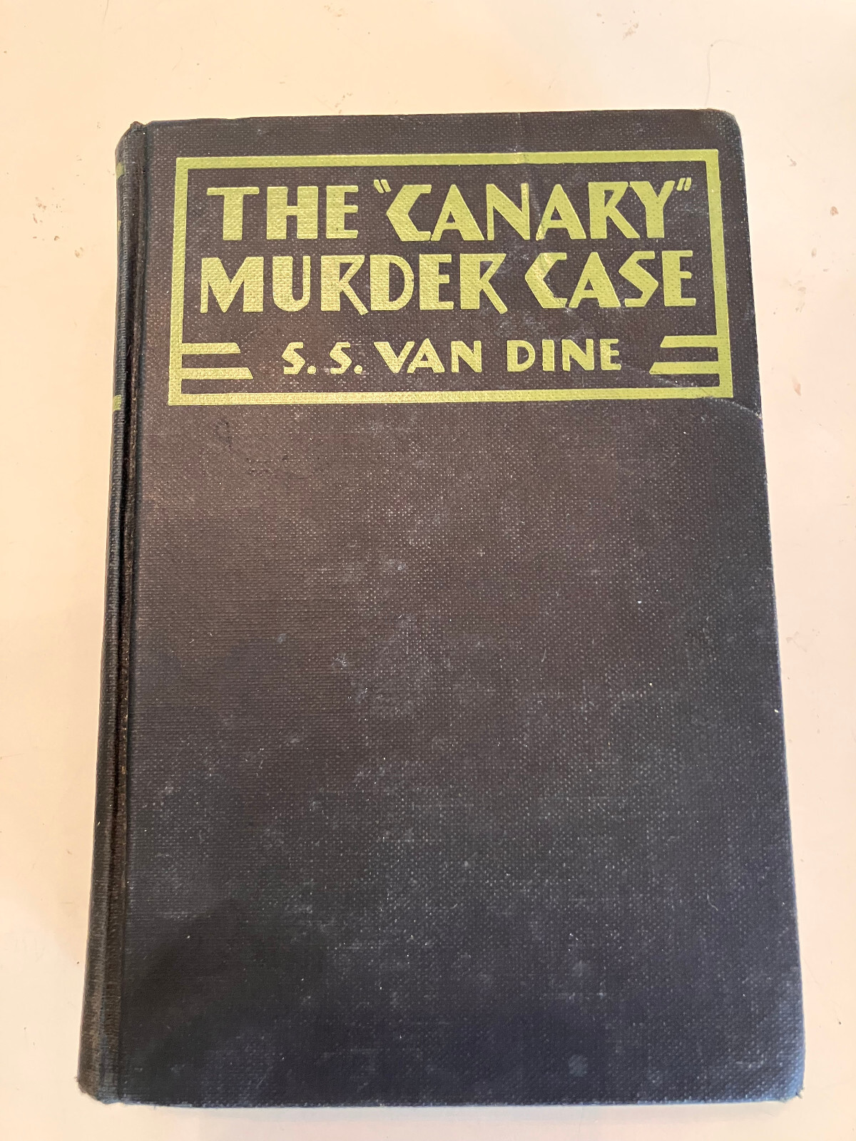 ‚The Canary Murder Case‘ S.S. Van Dine Scribners 1927 Hard Cover 1st Ed