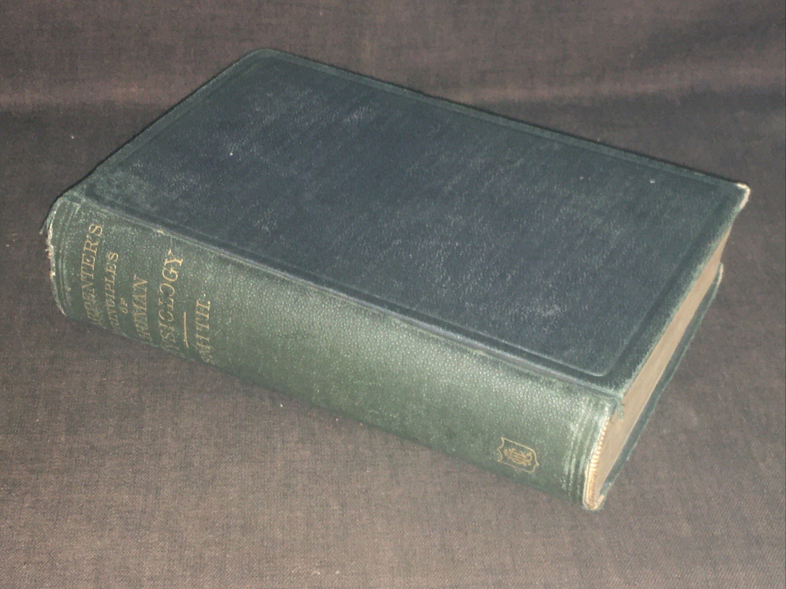 1868 First American Edition Principles Of Human Physiology Carpenter, Smith