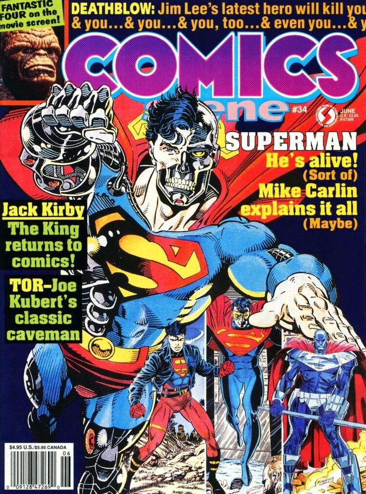 COMICS SCENE MAGAZINE 58 Classic Issue Collection On USB Flash Drive
