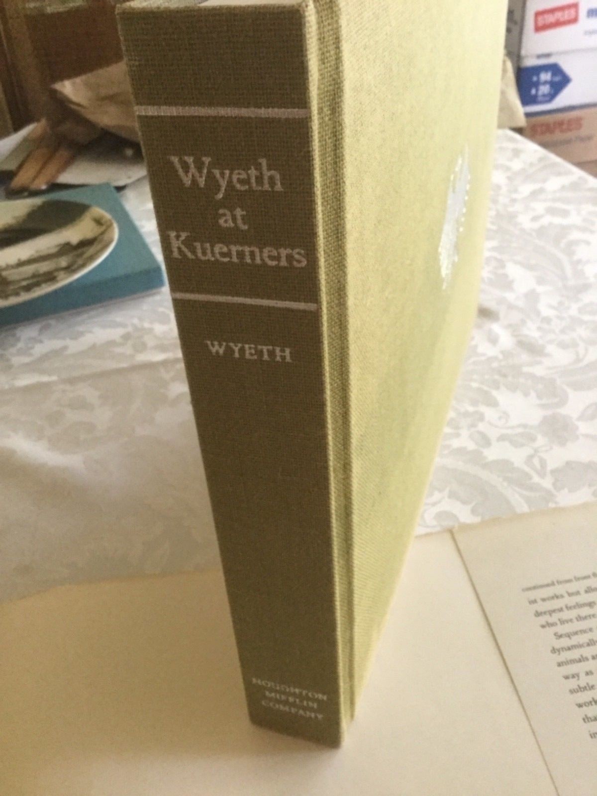 Wyeth at Kuerners… Book and Two collector plates