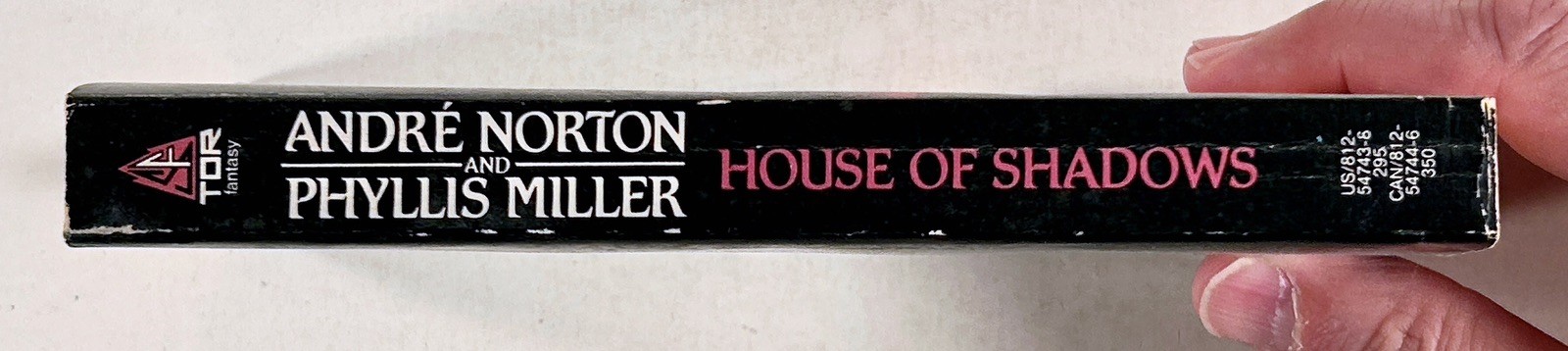 1985 Andre Norton & Phyllis Miller HOUSE OF SHADOWS supernatural thriller YA Tor