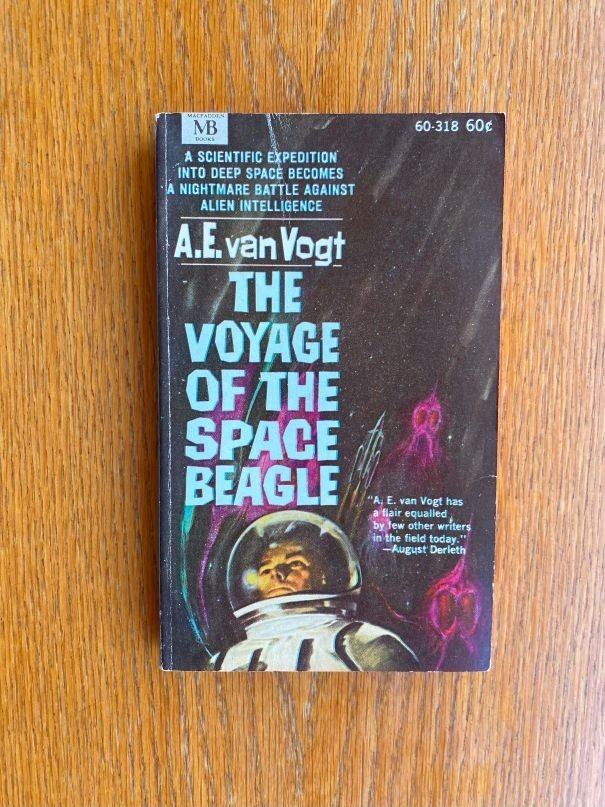 A.E. van Vogt Voyage of the Space Beagle 1st Paperback ed 2nd print # 60-318 VG