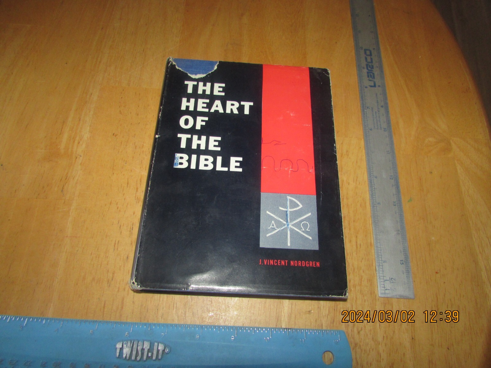 The Heart of the Bible by J. Vincent Nordgren (1953, Hardcover)
